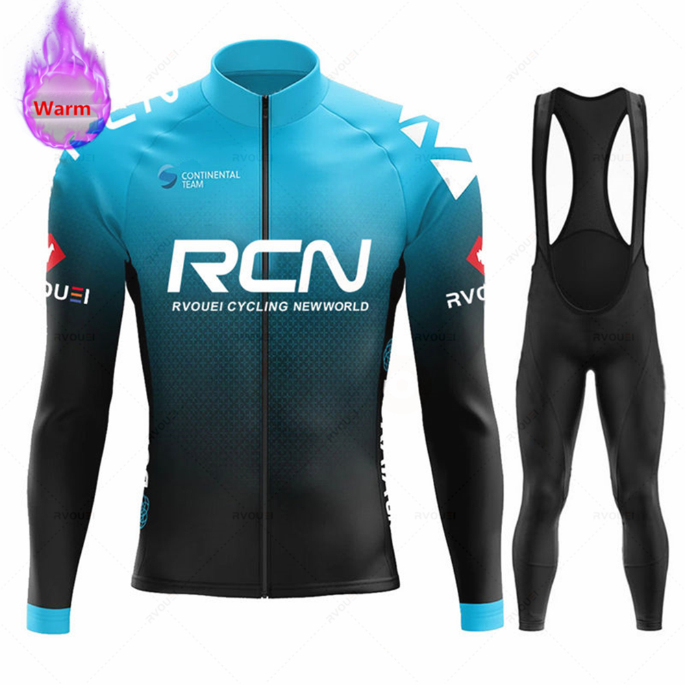 Winter Clothing Men Sale - Rvouei Team Set Jersey Bersepeda Bulu