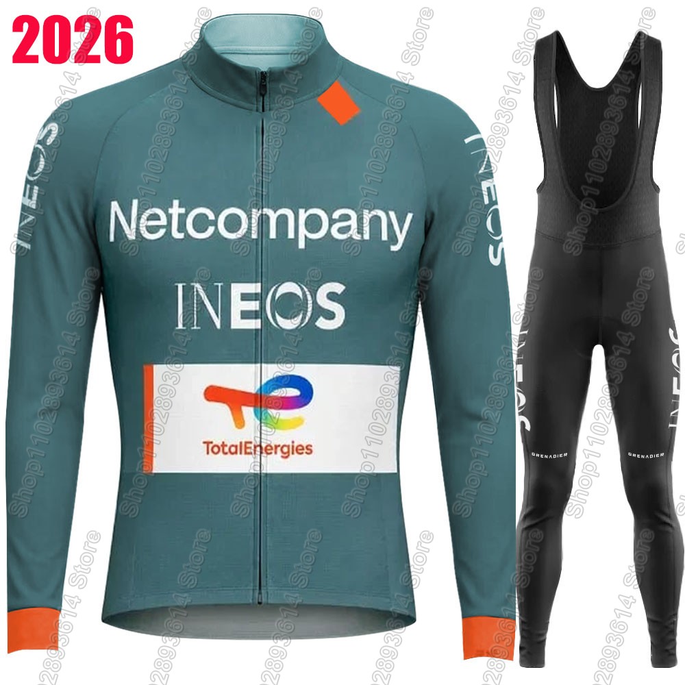 Winter Clothing Men Sale - Set Jersey Bersepeda Tim Netcompany-INEOS 2026