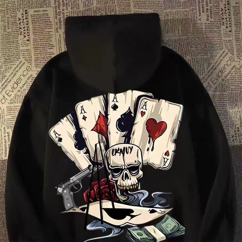 Winter Clothes Shop - 【M-8XL Hoodie】Hoodie Pulover Pria Musim Gugur