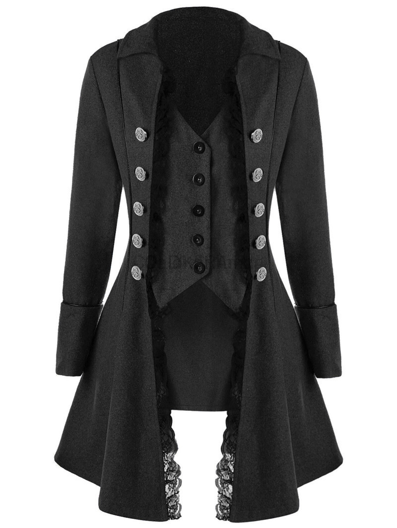 Winter Clothing For Woman - Jaket Wanita Musim Dingin Korset Steampunk
