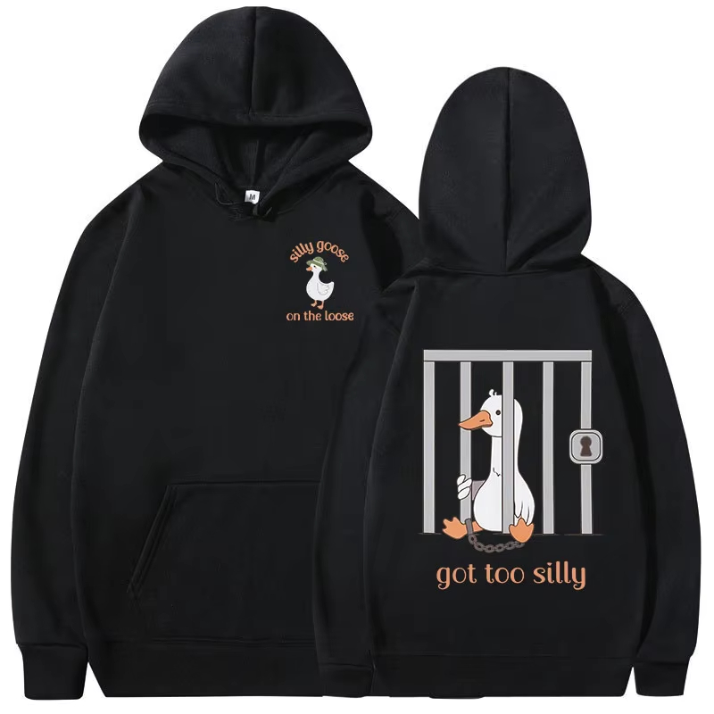 Winter Clothing Meme - Hoodie Silly Goose, Sweatshirt Meme Lucu,