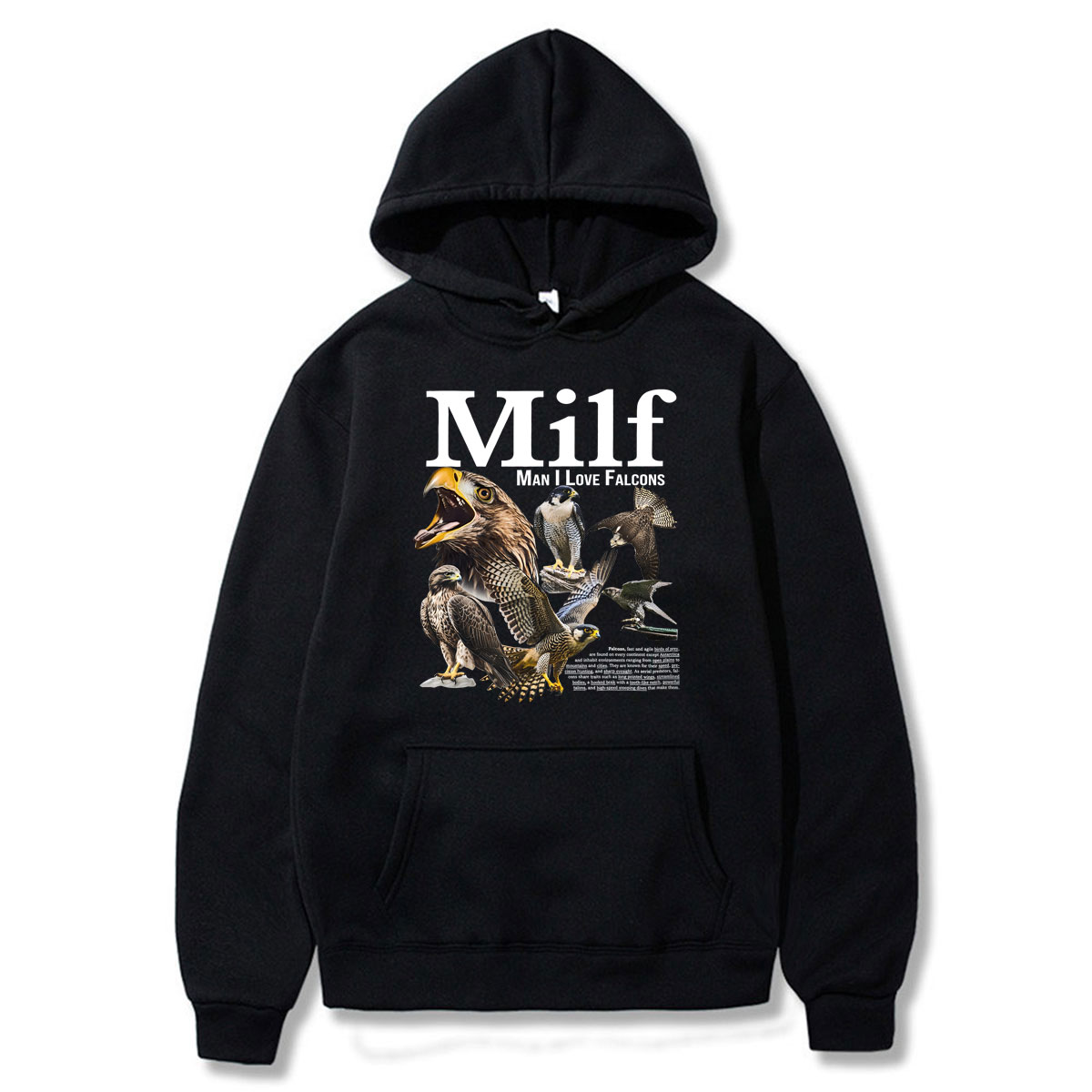 Winter Clothing Meme - Milf Man I Love Falcons Hoodie