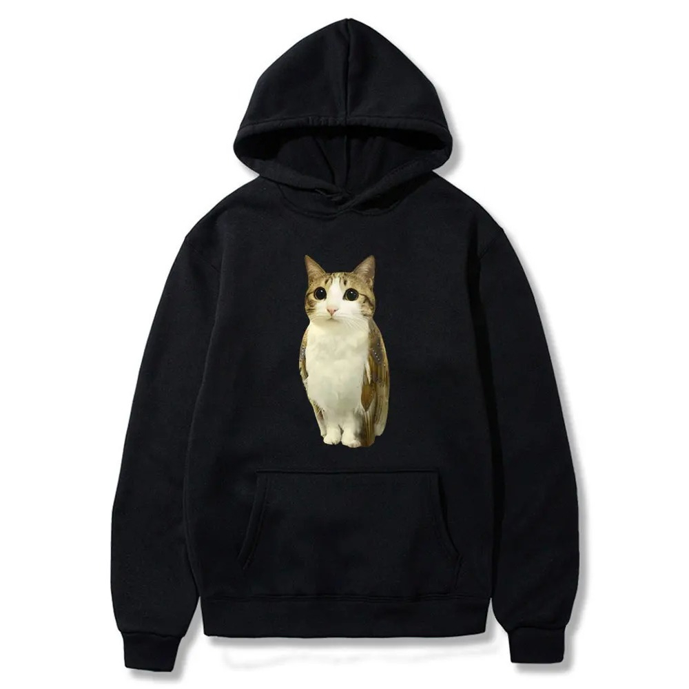 Winter Clothing Meme - Hoodie Grafis Cat Owl Funny Meowl