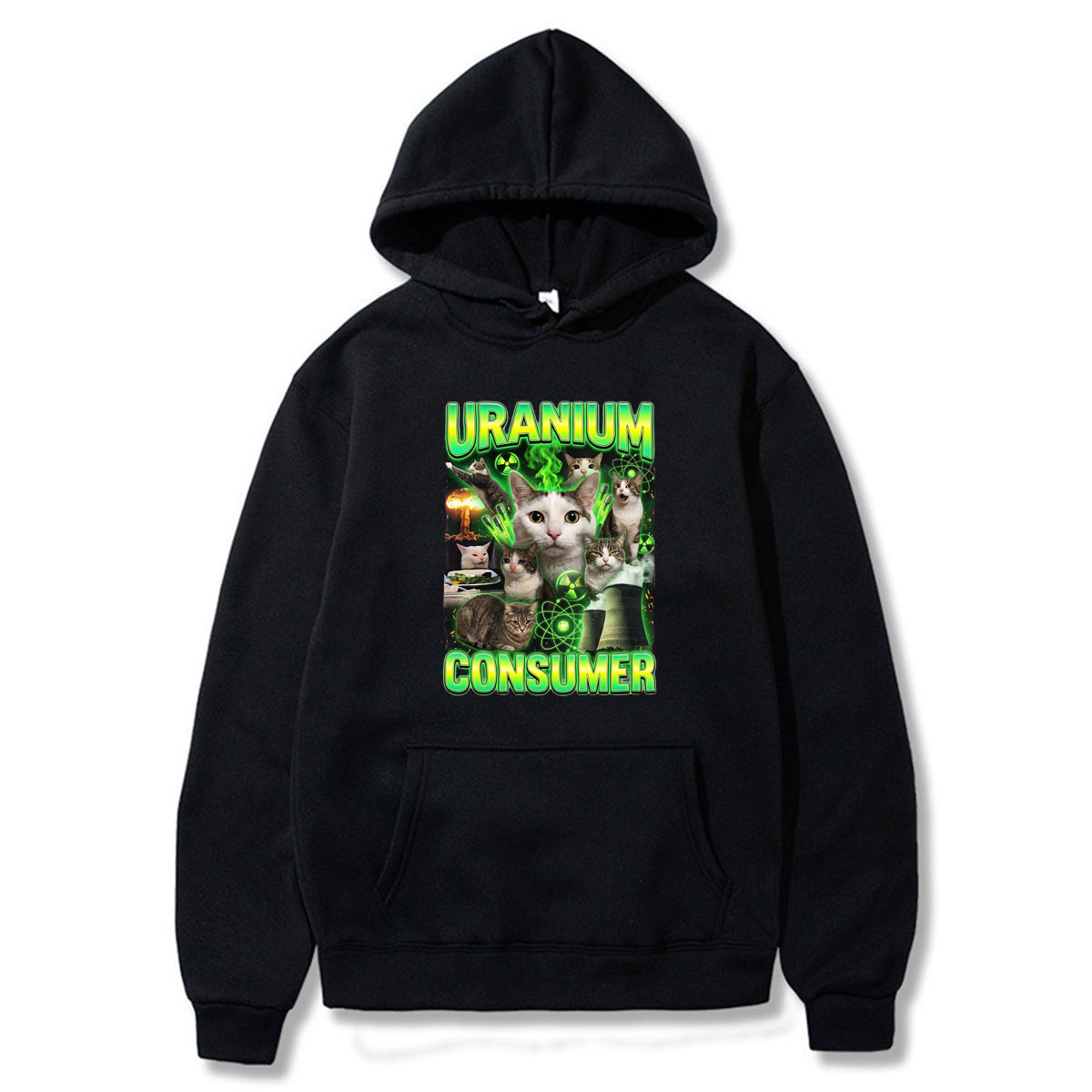 Winter Clothing Meme - Uranium Consumer Cat Meme Pakaian Grafis