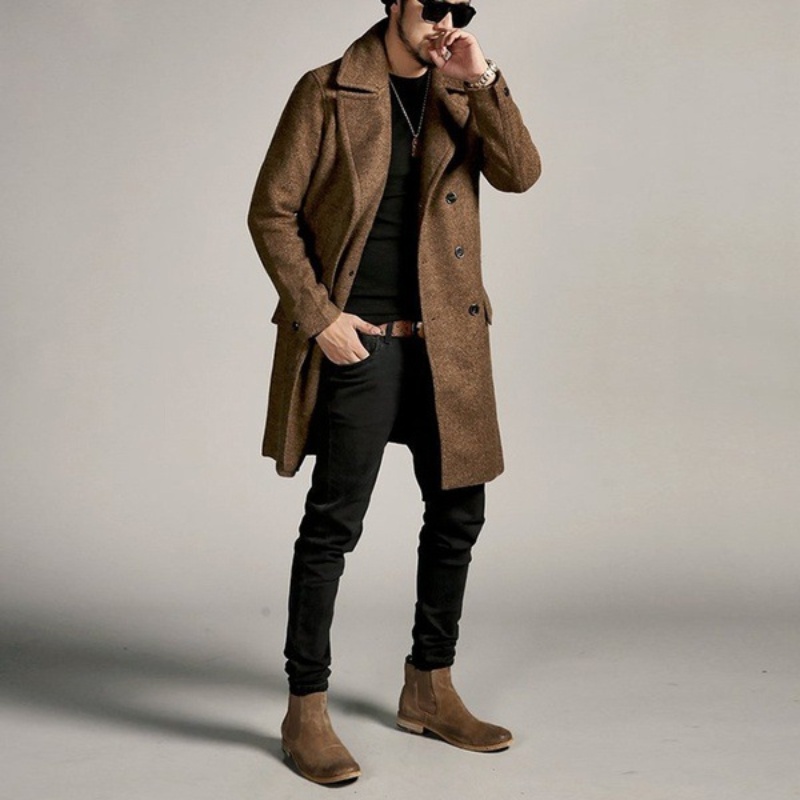 Jaket bersaku kasual pria, baj - Winter Clothes Shop ulasan dan harga