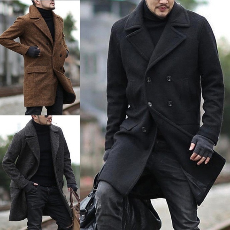 Jaket bersaku kasual pria, baj - Winter Clothes Shop ulasan dan harga