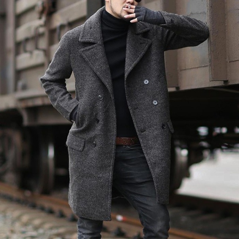 Jaket bersaku kasual pria, baj - Winter Clothes Shop ulasan dan harga