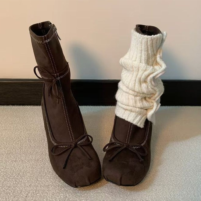 Sepatu Boots Wanita Hak Tinggi - Winter Clothing For Woman ulasan dan harga