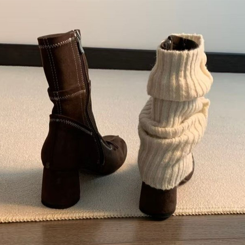 Sepatu Boots Wanita Hak Tinggi - Winter Clothing For Woman ulasan dan harga