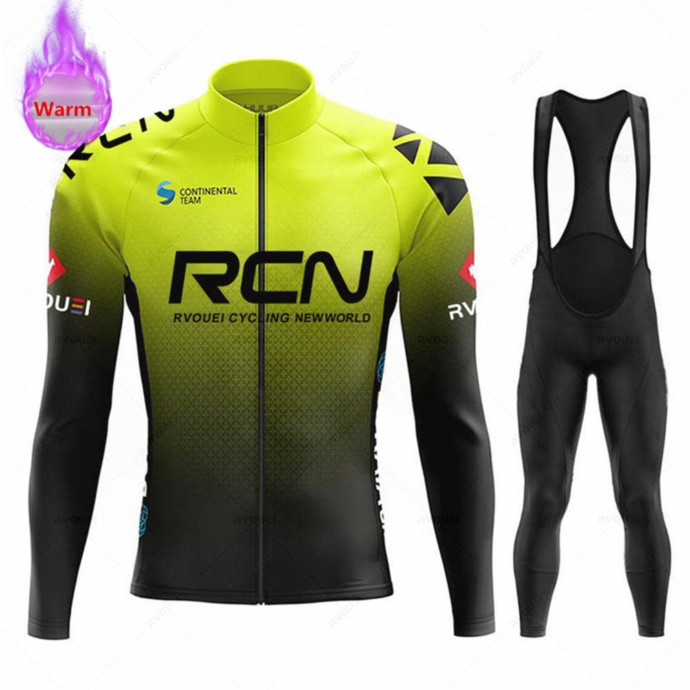 Rvouei Team Set Jersey Bersepe - Winter Clothing Men Sale ulasan dan harga