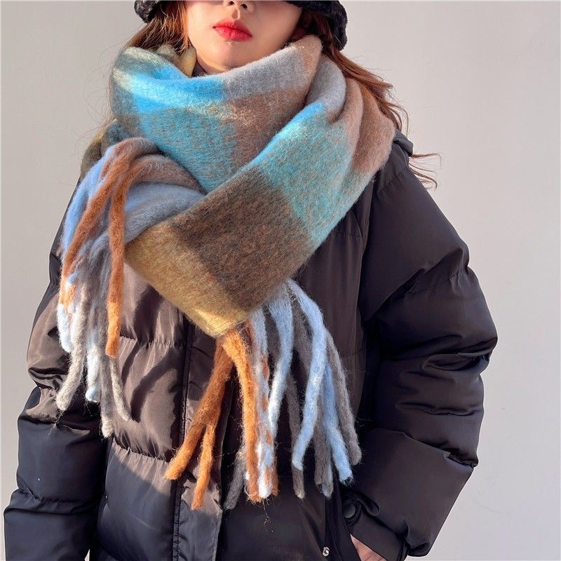 Syal Hangat Tebal Musim Dingin - Cashmere Scarf Wrap ulasan dan harga