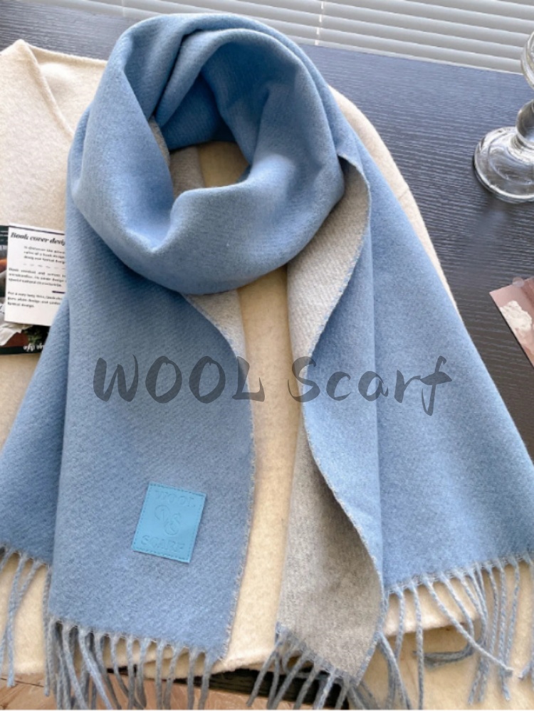 Syal Wol Musim Dingin Tebal Ha - Cashmere Scarf Wrap ulasan dan harga