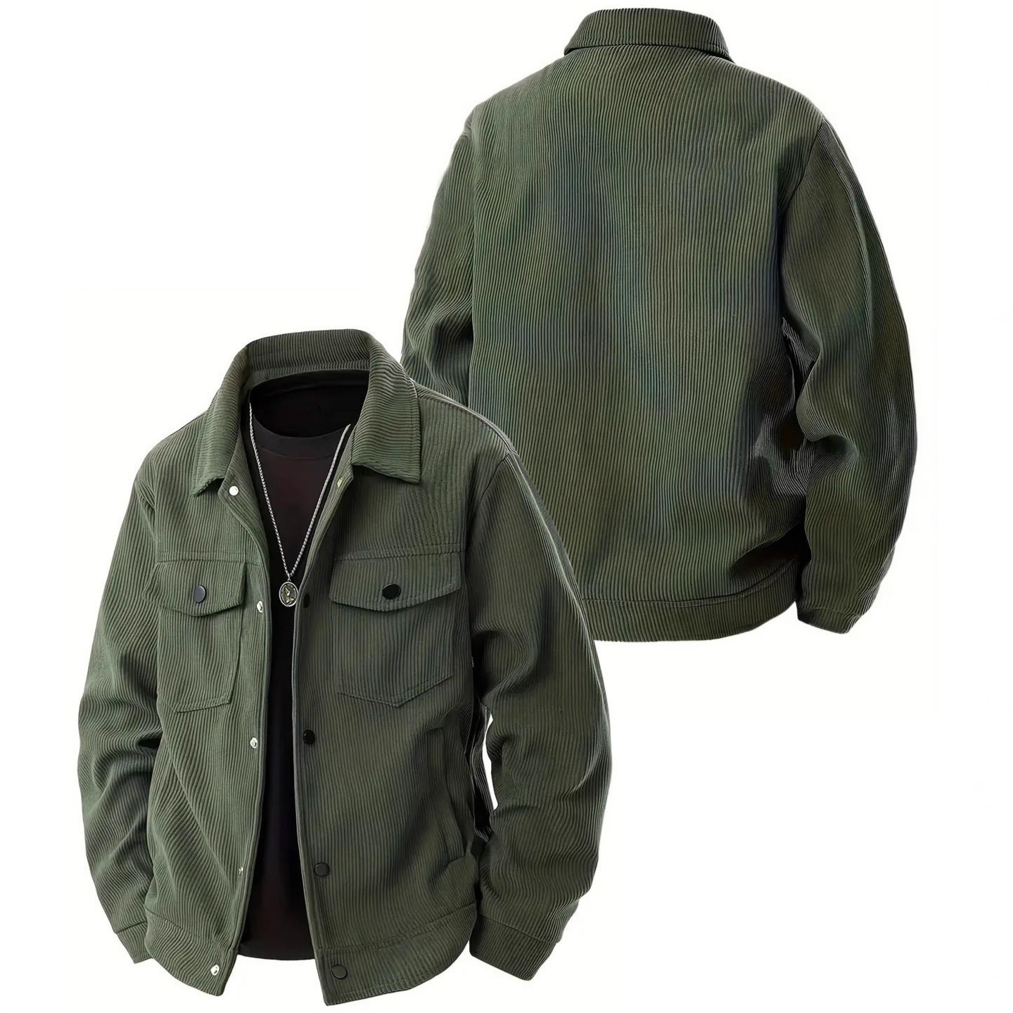 Jaket pria berbahan corduroy u - Winter Clothes Shop ulasan dan harga