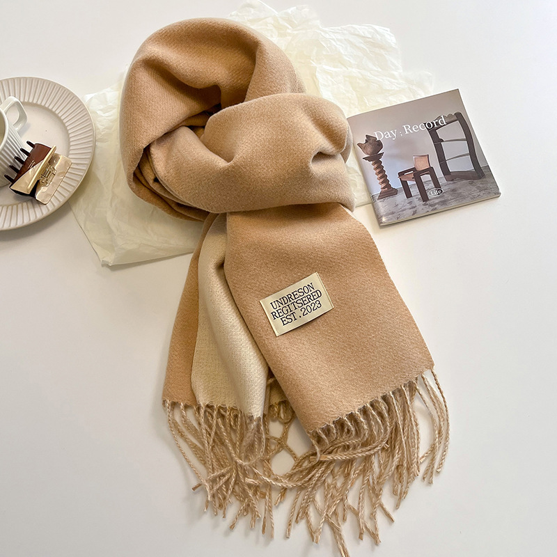 Syal Kasmir Solid Hangat Desai - Cashmere Scarf Wrap ulasan dan harga