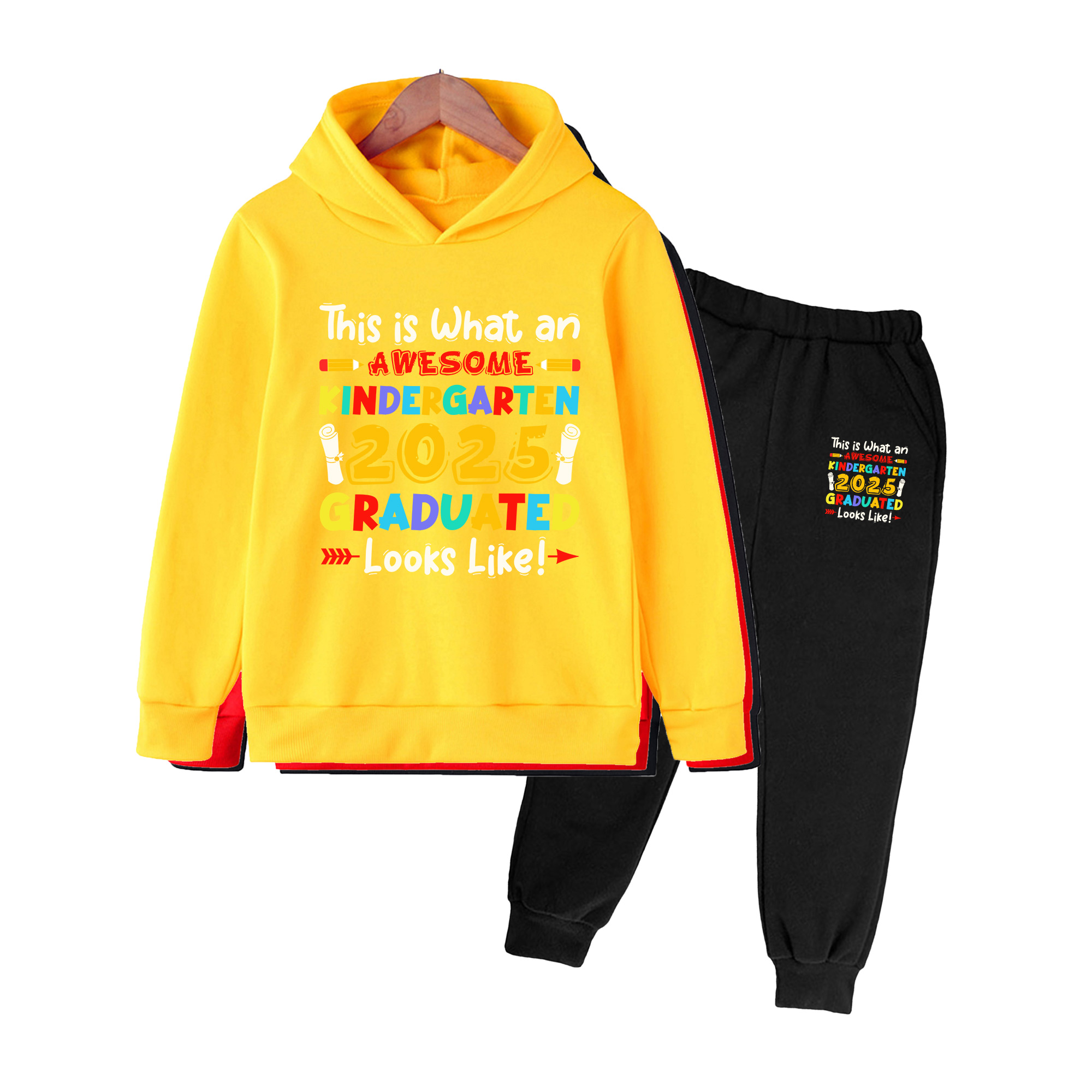 Setelan Hoodie & Celana Anak,  - Winter Clothing Kindergarten ulasan dan harga