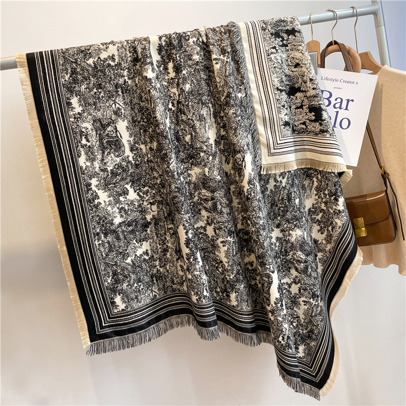 Syal mewah wanita paduan kasmi - Cashmere Scarf Wrap ulasan dan harga