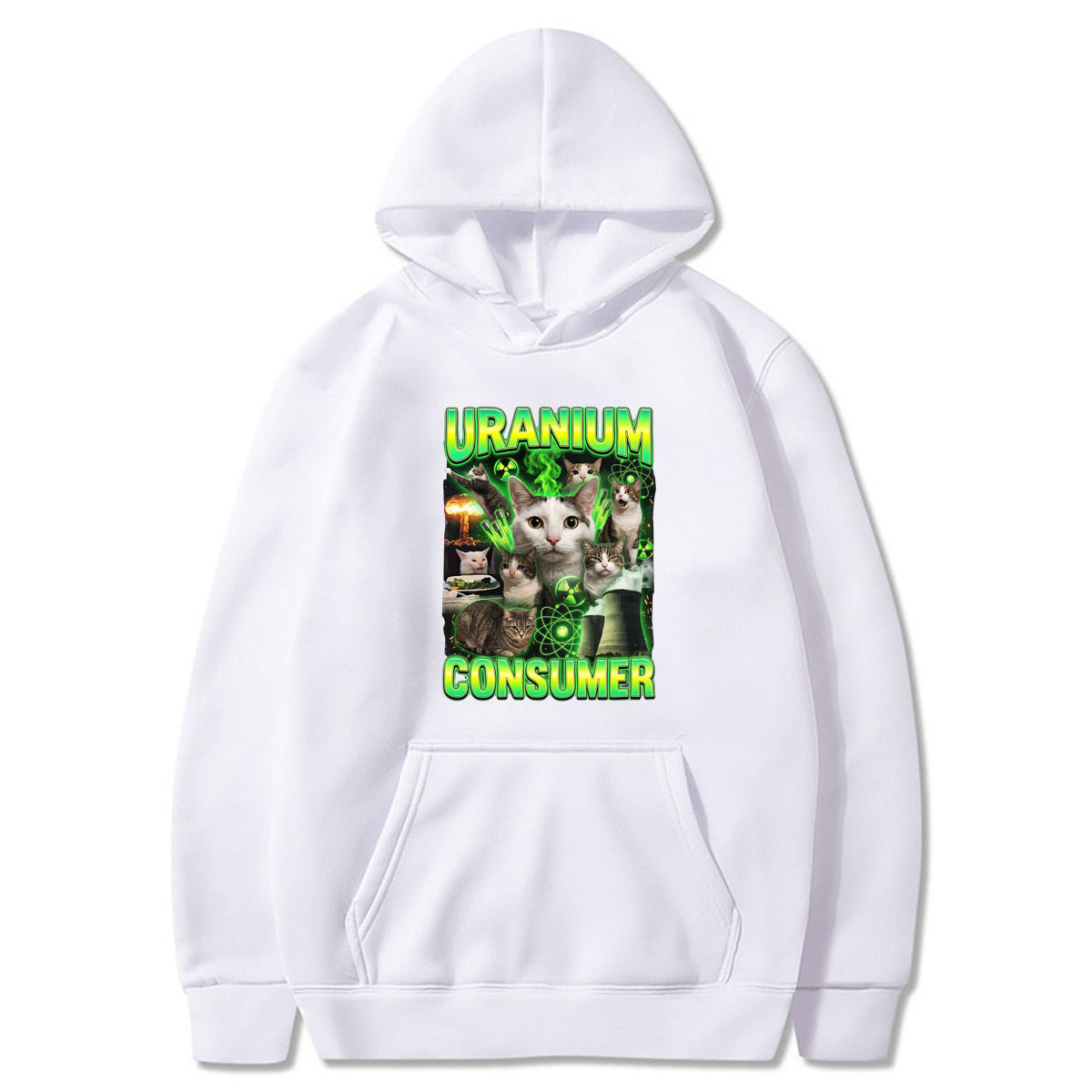 Uranium Consumer Cat Meme Paka - Winter Clothing Meme ulasan dan harga