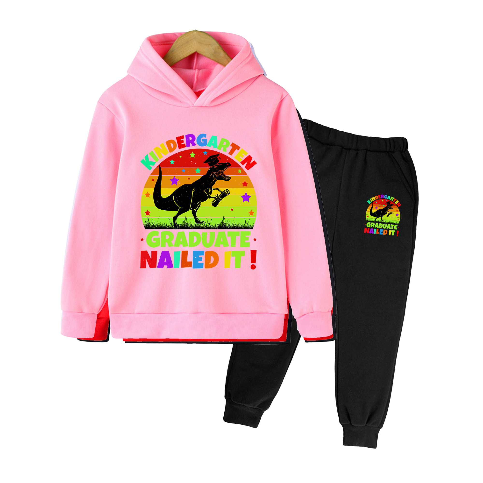 Setelan Hoodie & Celana Motif  - Winter Clothing Kindergarten ulasan dan harga