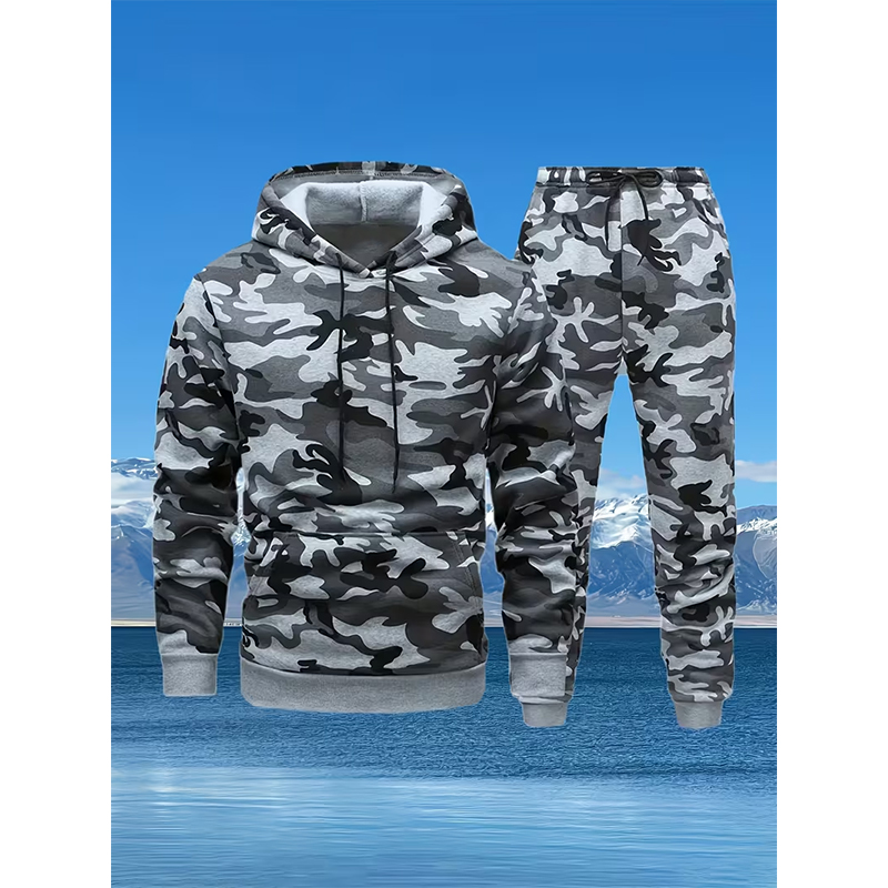 Set Hoodie dan Celana Motif Ka - Winter Clothing For Woman ulasan dan harga
