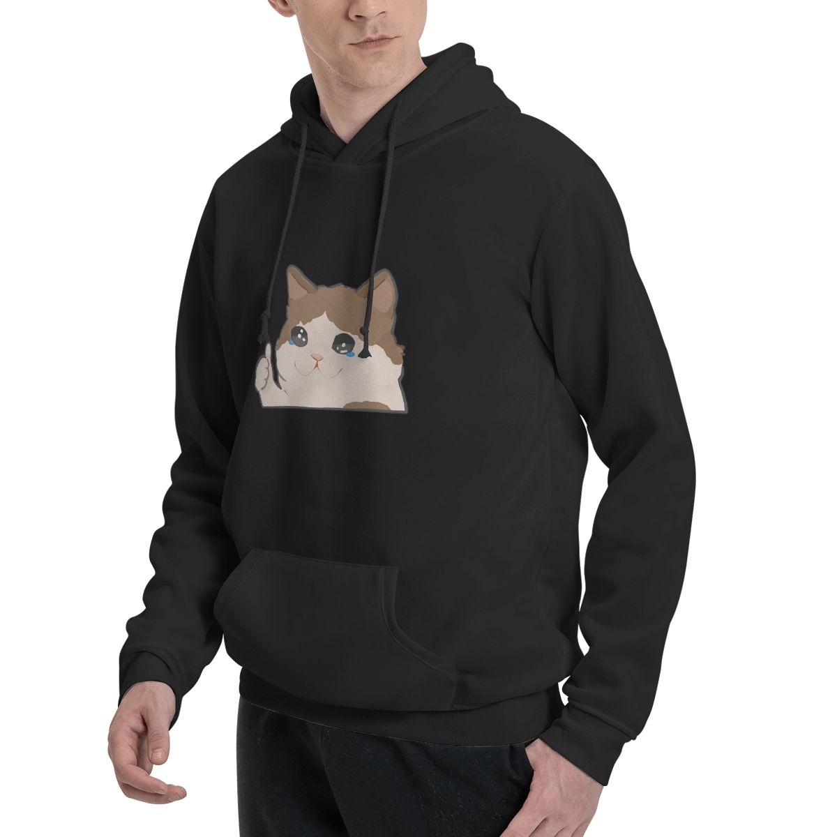 Hoodie Meme Kucing Menangis Pa - Winter Clothing Meme ulasan dan harga