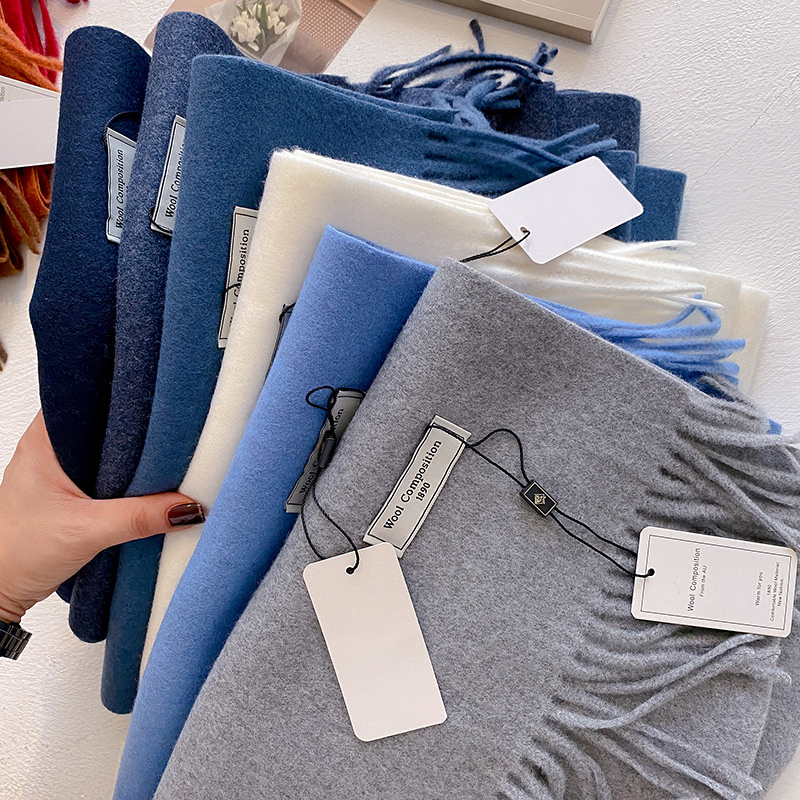 Syal wol untuk wanita, syal ke - Cashmere Scarf Wrap ulasan dan harga