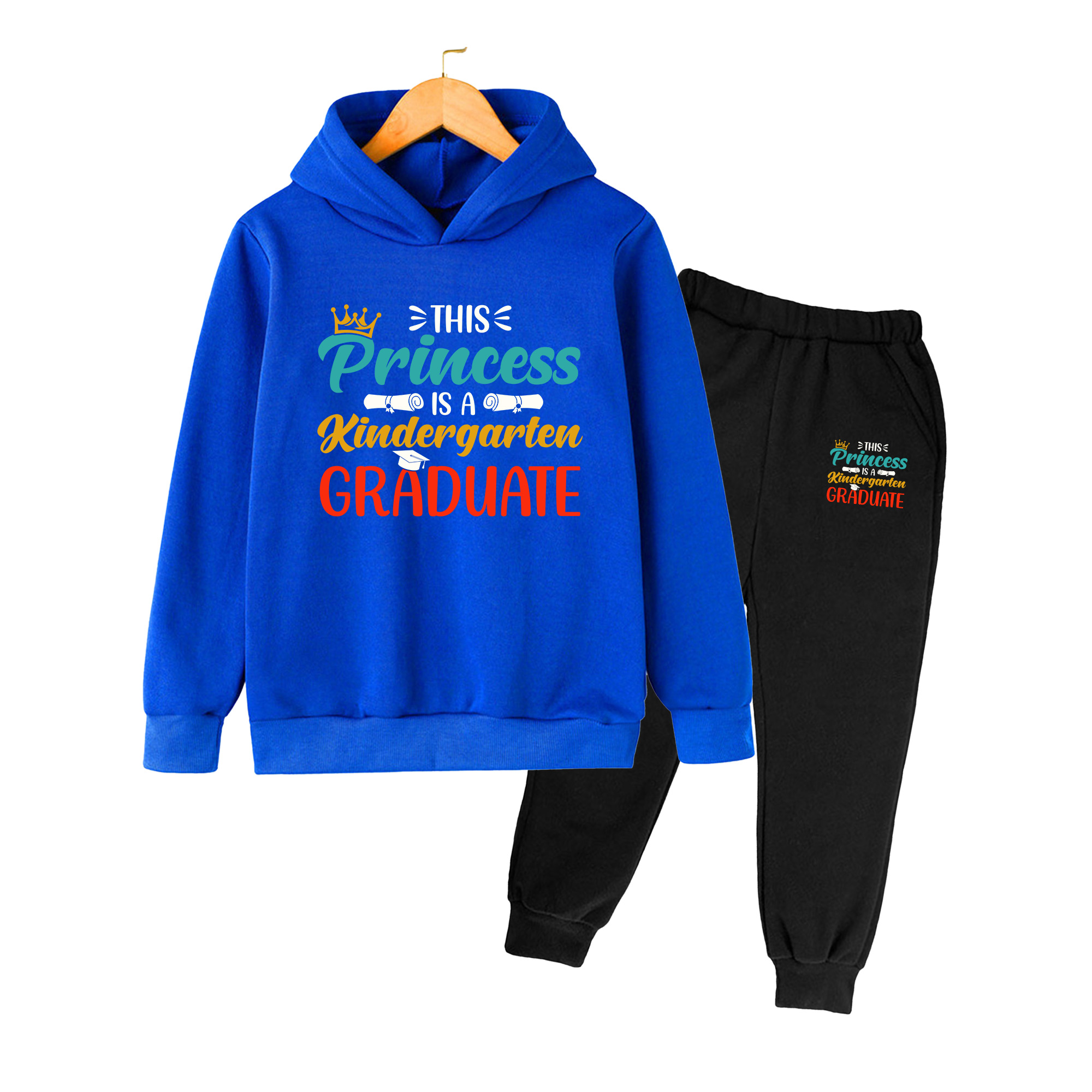 Setelan Hoodie & Celana Cetak  - Winter Clothing Kindergarten ulasan dan harga