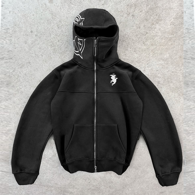 Hoodie bordir grafis Streetwea - Winter Clothes Shop ulasan dan harga