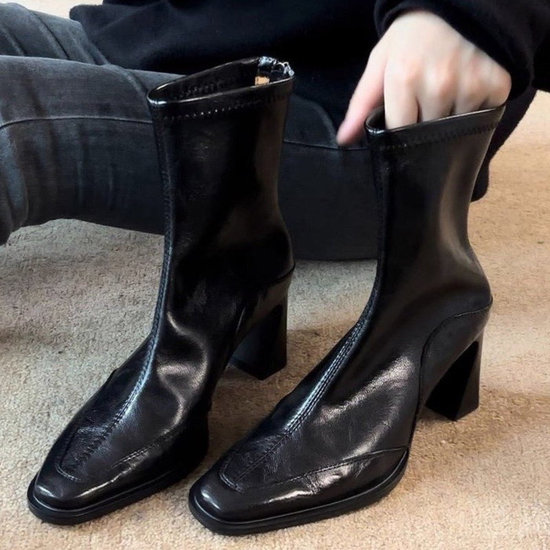 Sepatu Bot Pergelangan Kaki Wa - Winter Clothing For Woman ulasan dan harga
