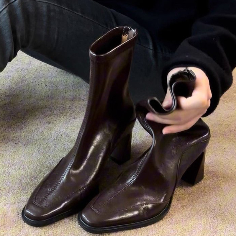 Sepatu Bot Pergelangan Kaki Wa - Winter Clothing For Woman ulasan dan harga