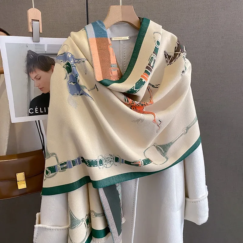 Syal pasmina hangat mewah 2024 - Cashmere Scarf Wrap ulasan dan harga